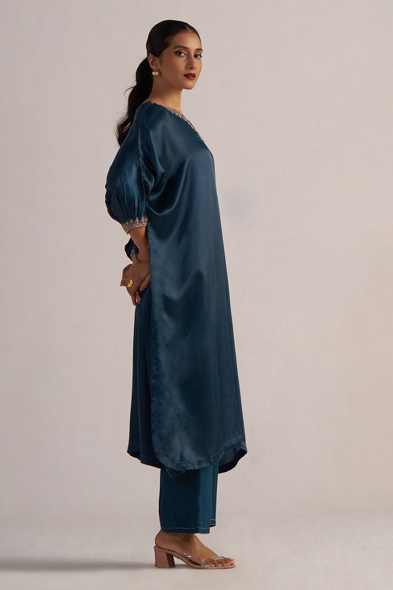 Deep Teal Festive Co-ord Set