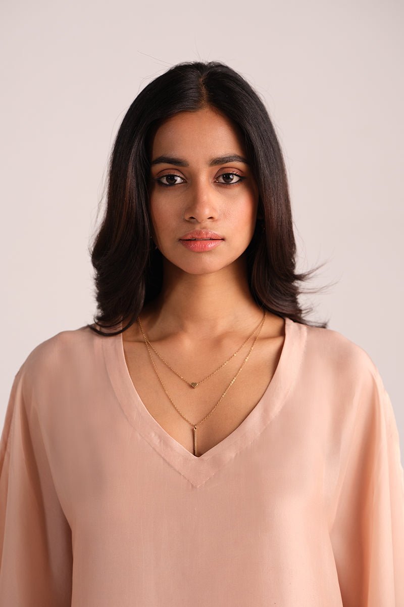 Spanish Villa Silk Kaftaan Co-ord Set