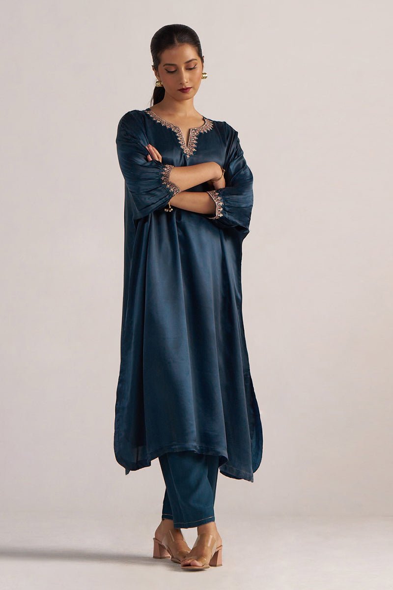 Deep Teal Festive Co-ord Set