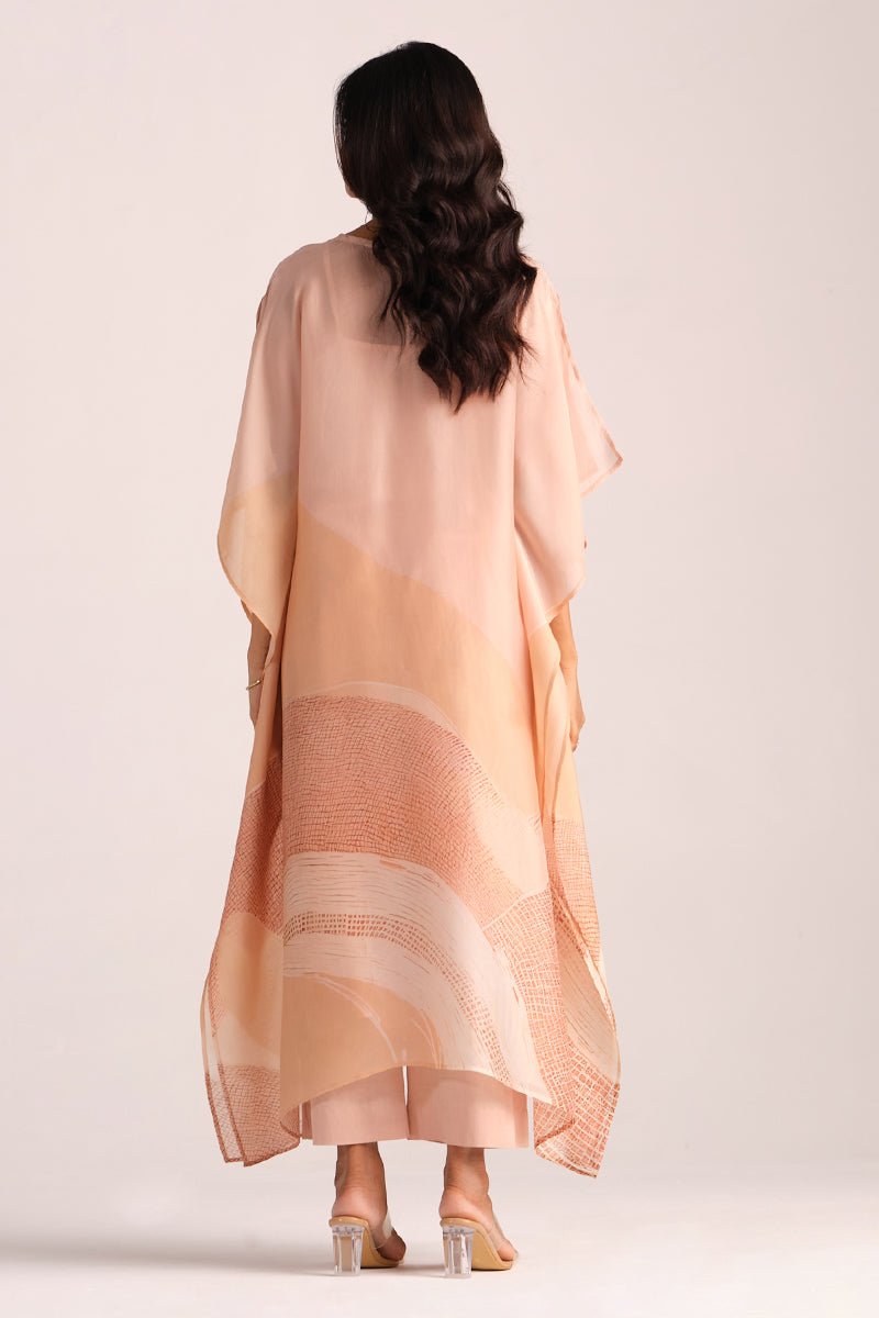 Spanish Villa Silk Kaftaan Co-ord Set