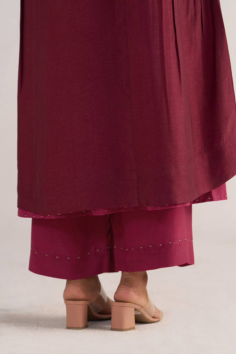 Burgundy and Cherries Jubilee Festive Co-ord Set