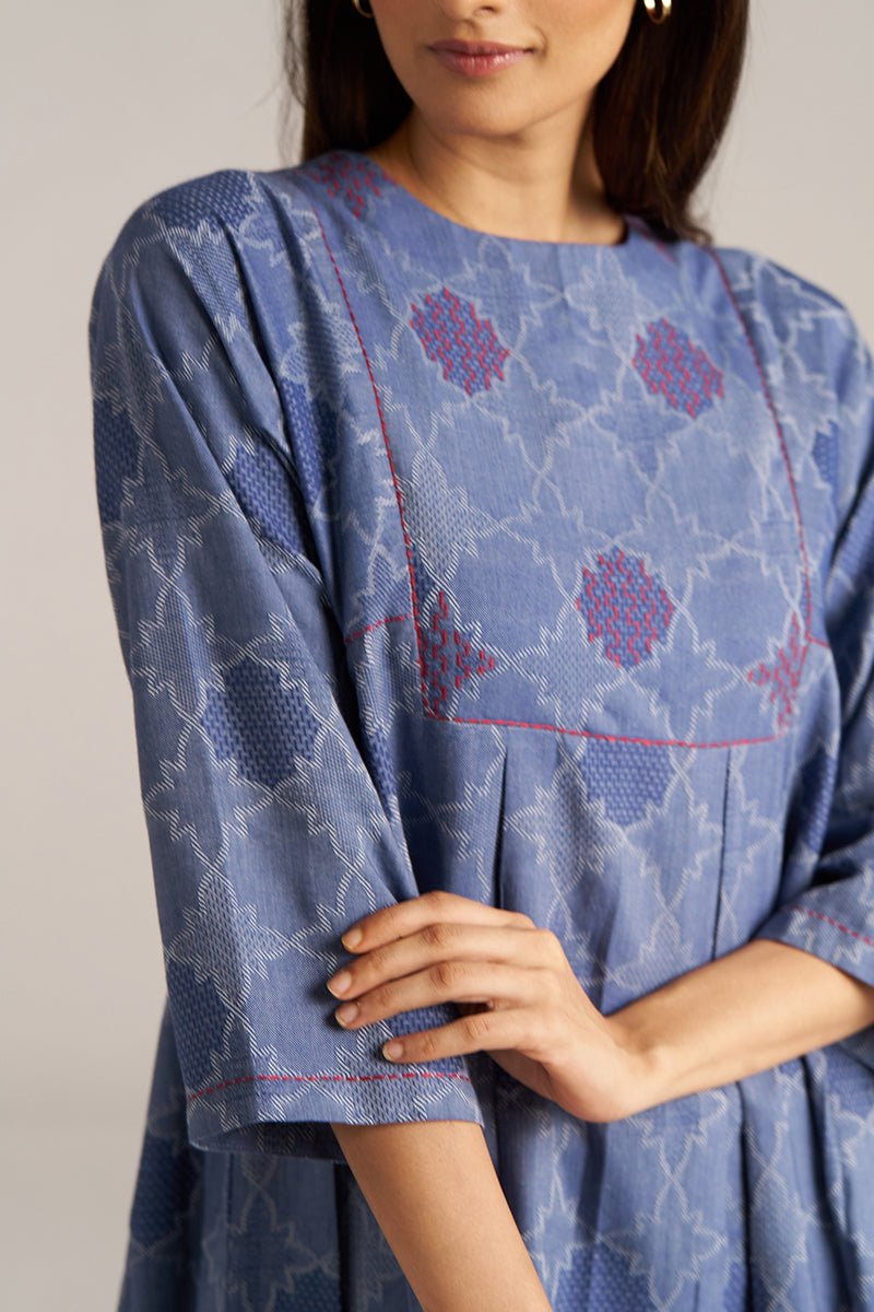 Denim Blue Woven Co-ord Set