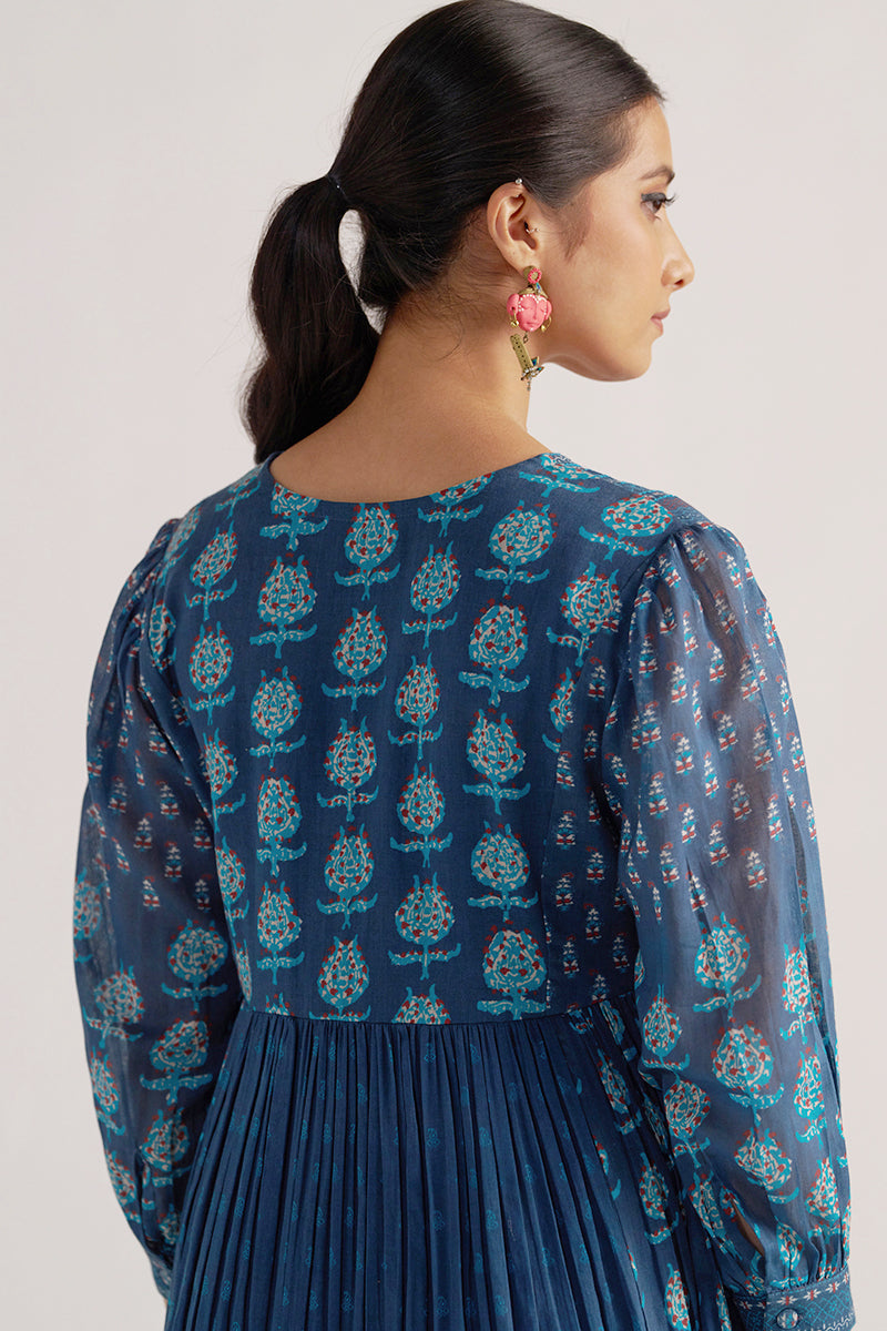 Dark Denim Mul Cotton Co-ord Set