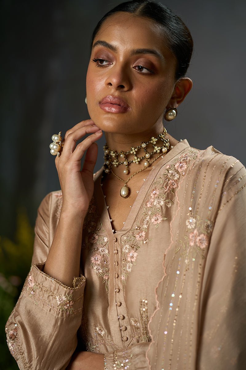 Ginger Root Festive Sharara-Kurta Set