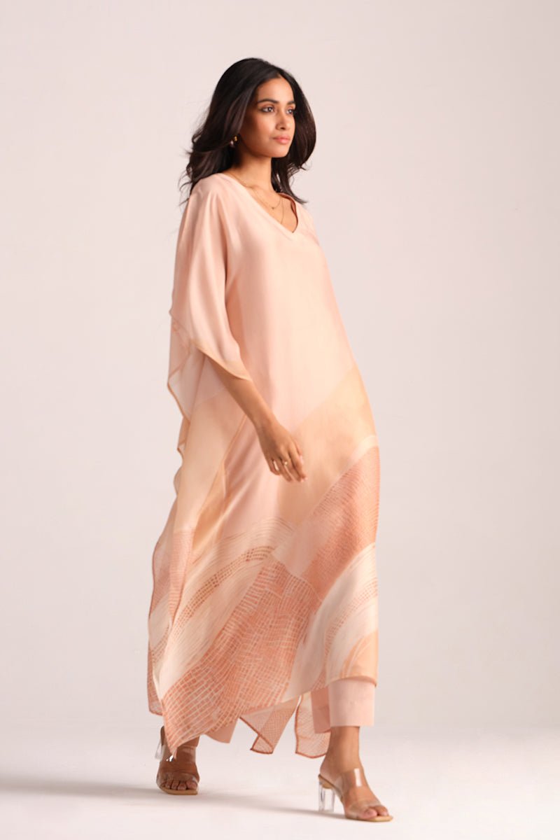 Spanish Villa Silk Kaftaan Co-ord Set