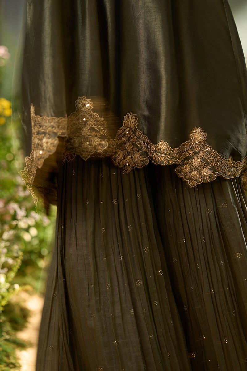 Tarmac Raw-Silk Festive Sharara Kurta Set