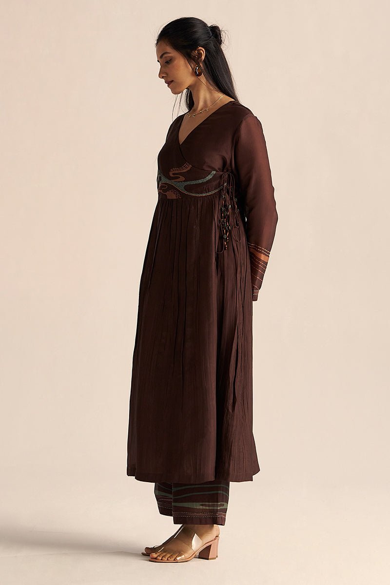 Dark Chocolate Silk Co-ord Set