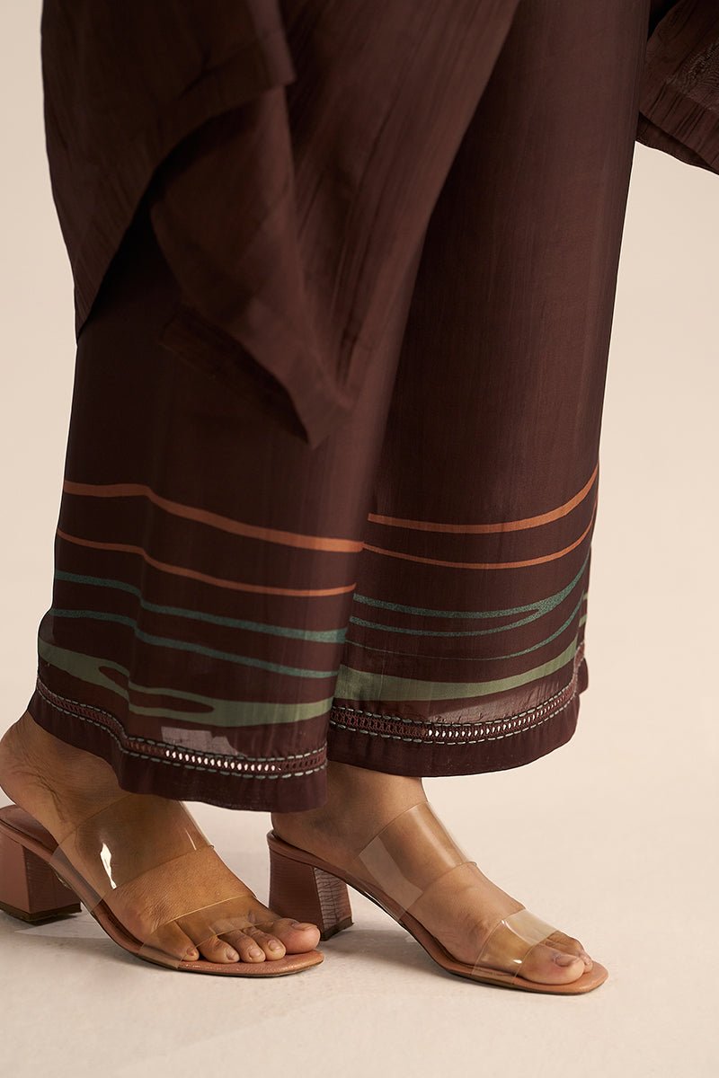 Dark Chocolate Silk Co-ord Set