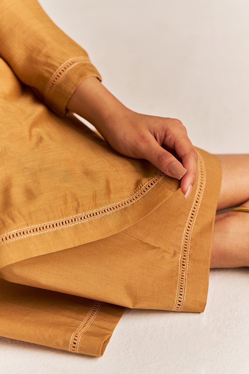 Cinnamon Embroidered Co-ord Set