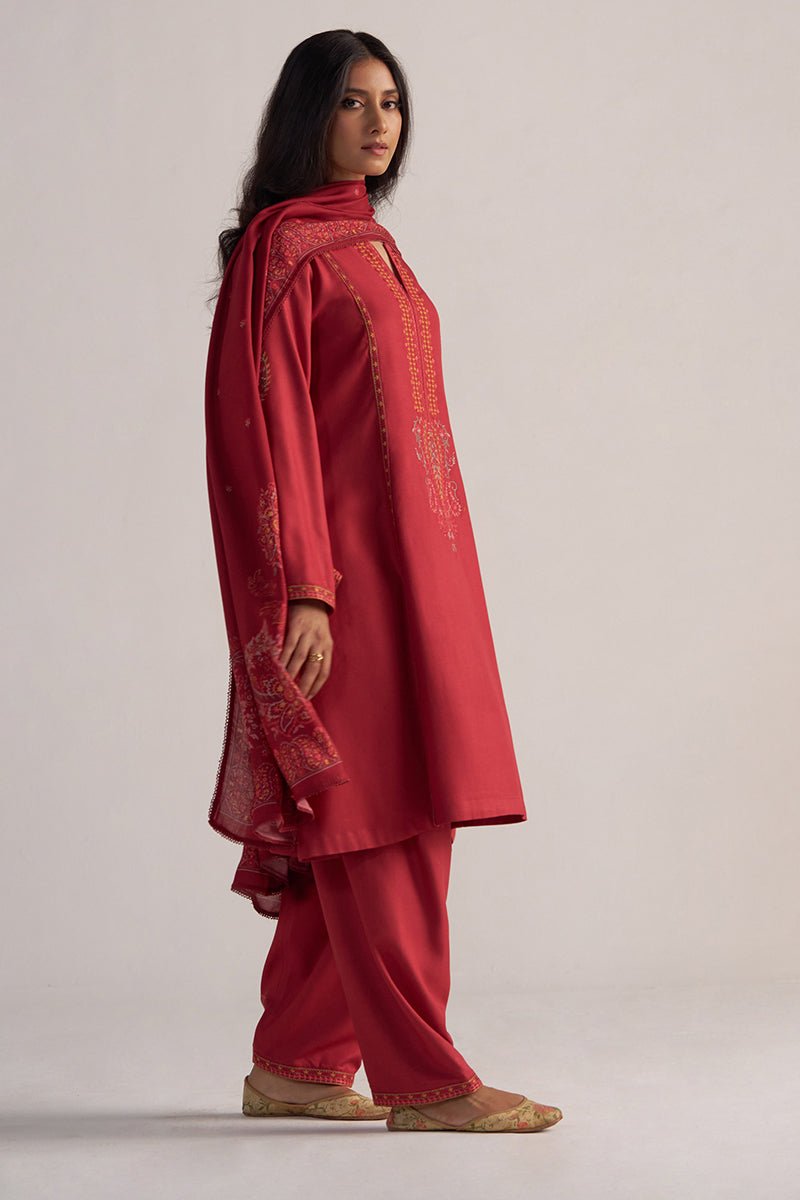 Jester Red Festive Kurta Set