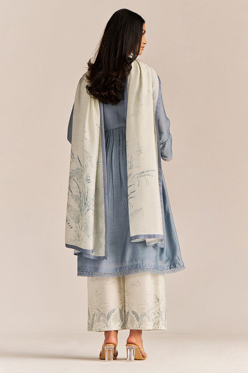 Stone Grey Kurta Set