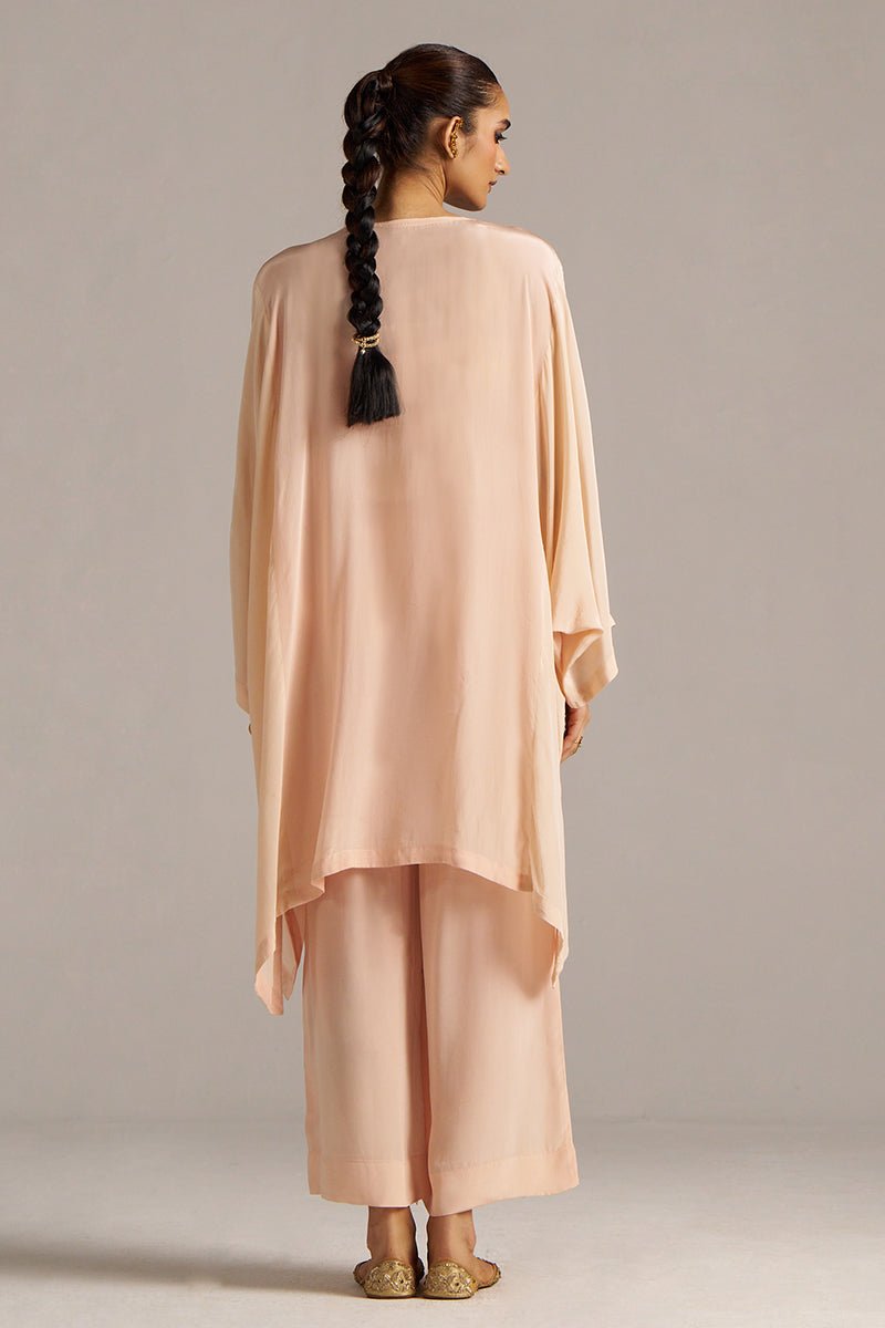 Scallop Shell Crepe Silk Co-ord Set