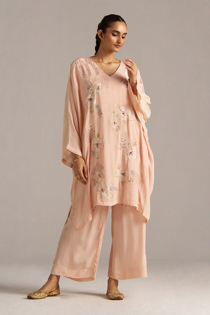 Scallop Shell Crepe Silk Co-ord Set