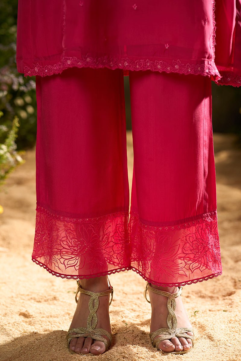 Azalea Pink Festive Kurta Set