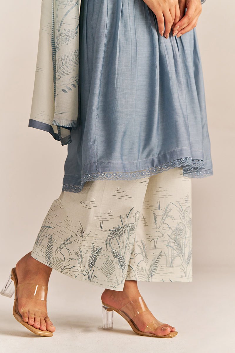 Stone Grey Kurta Set