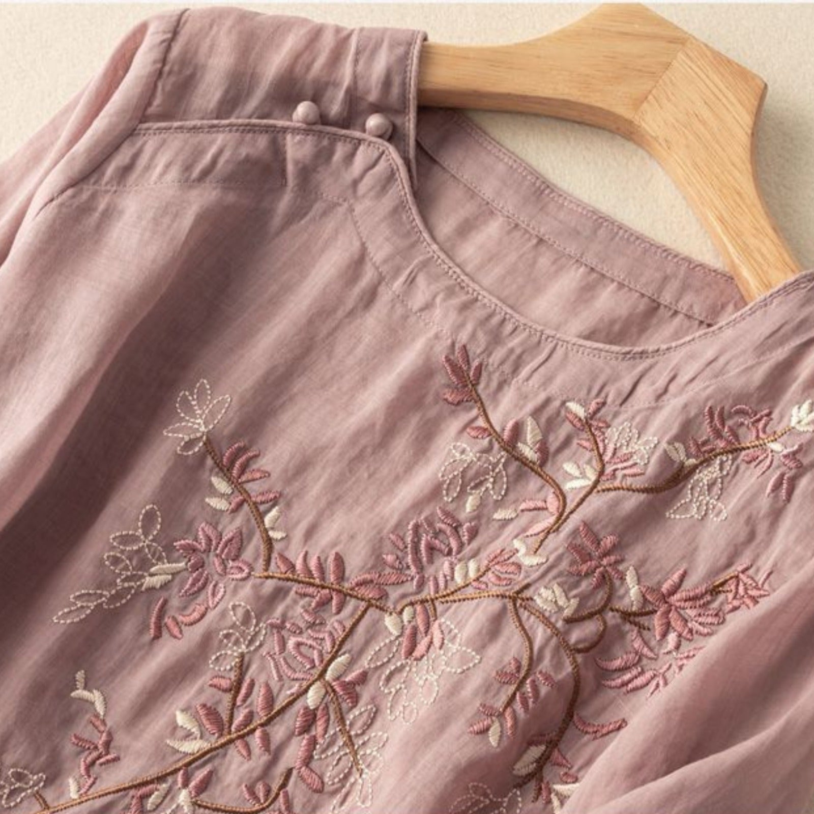 Pure Cotton Embroidered Womens Top