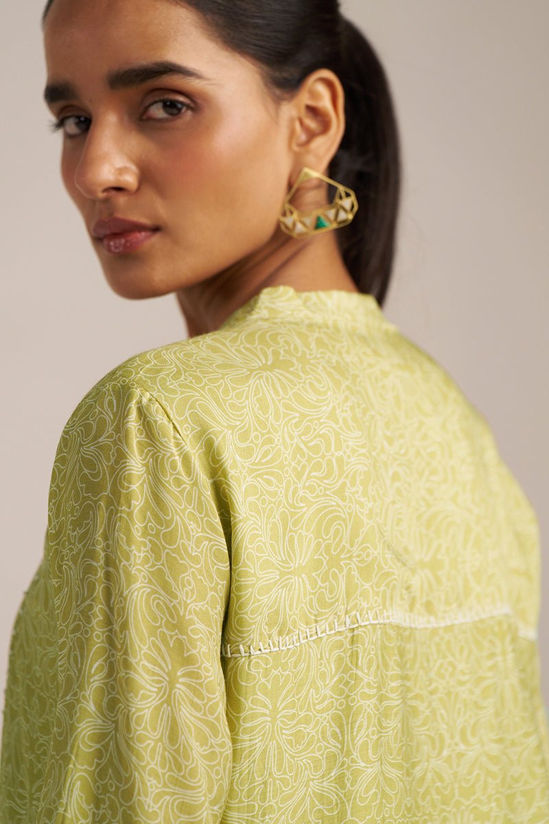 Golden Green Co-ord Set