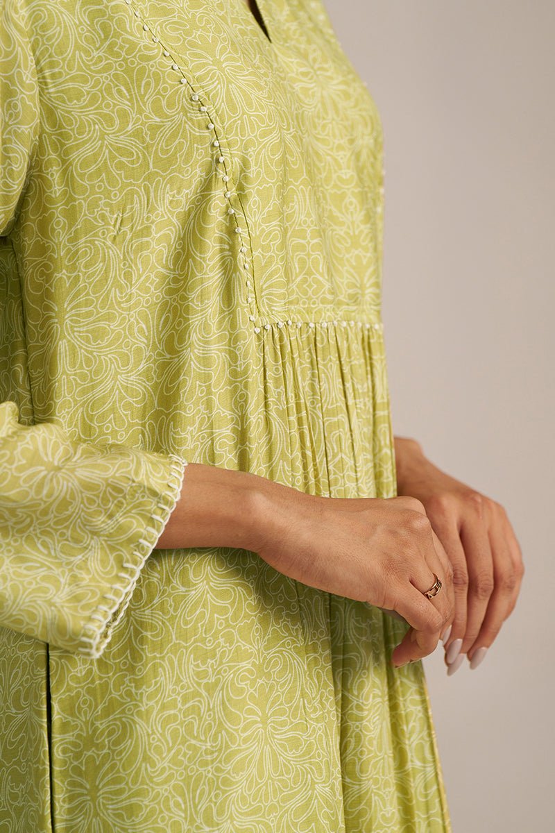 Golden Green Co-ord Set