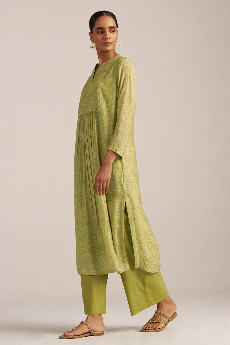 Golden Green Co-ord Set