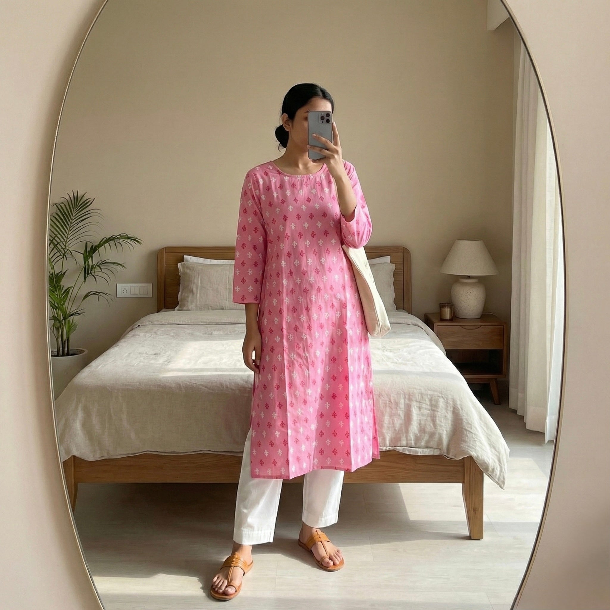 Sweetheart Pink Kurta - Daily Essential