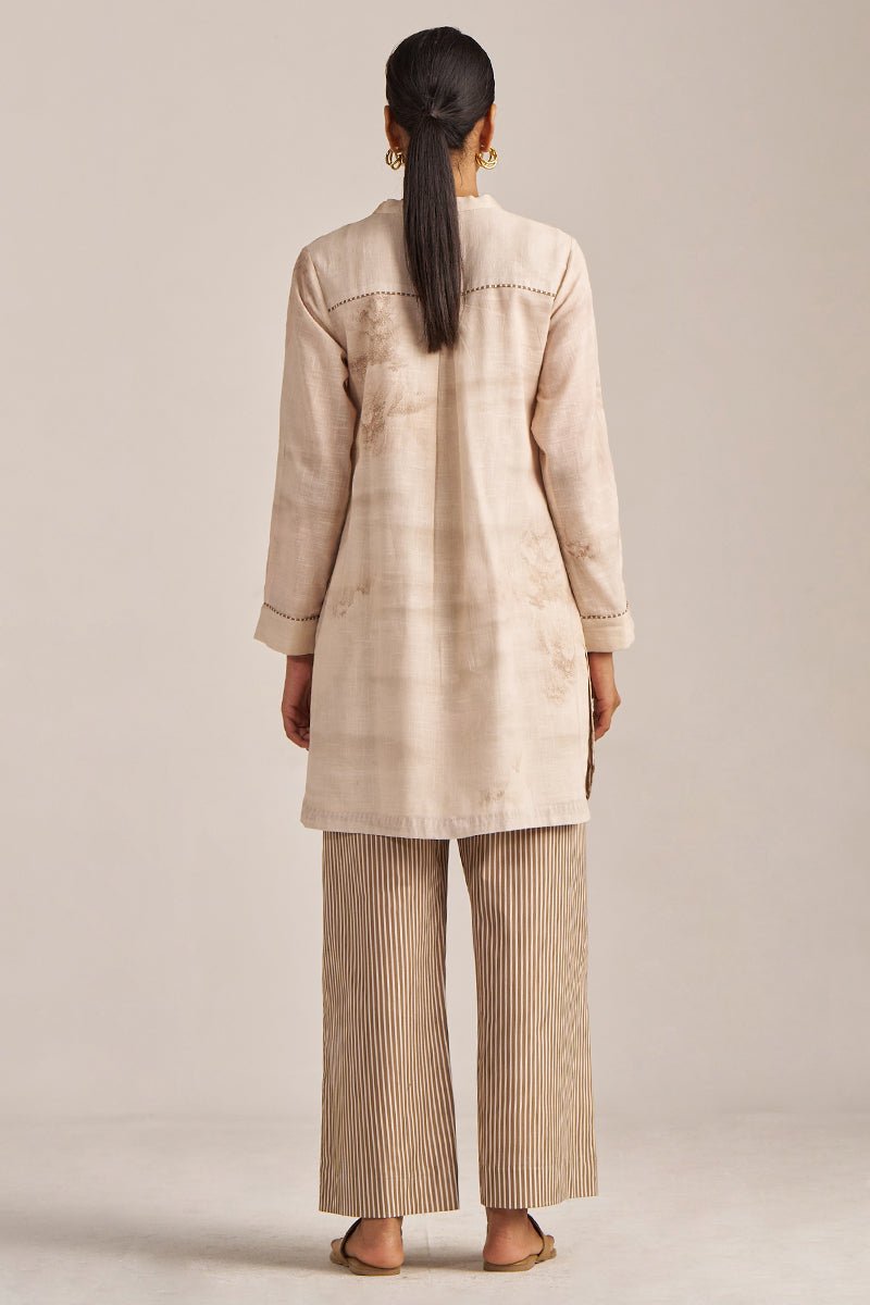 Macadamia and Tanin Cotton Linen Co-ord Set