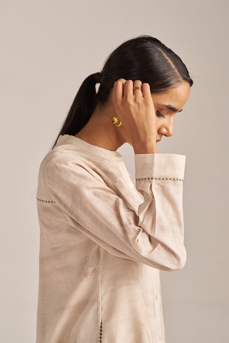 Macadamia and Tanin Cotton Linen Co-ord Set