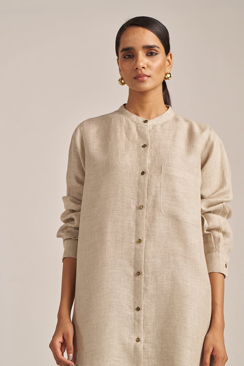 Undyed Natural Linen Co-ord Set