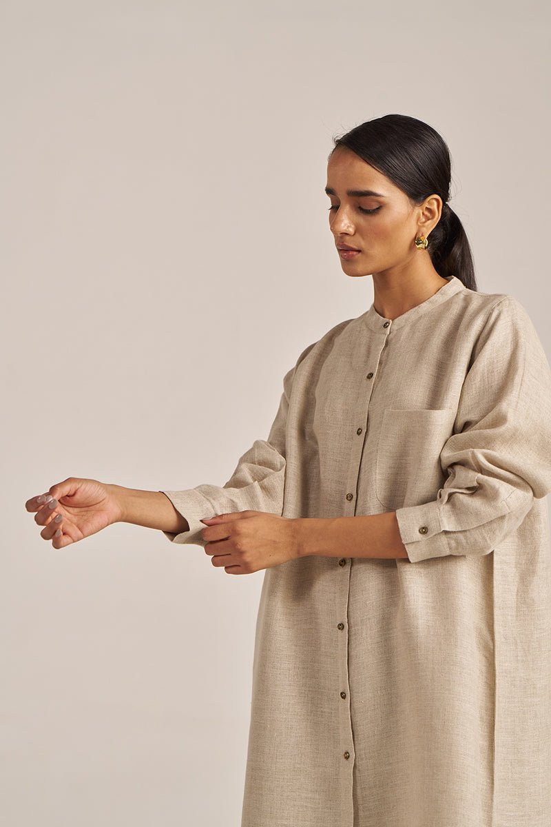 Undyed Natural Linen Co-ord Set