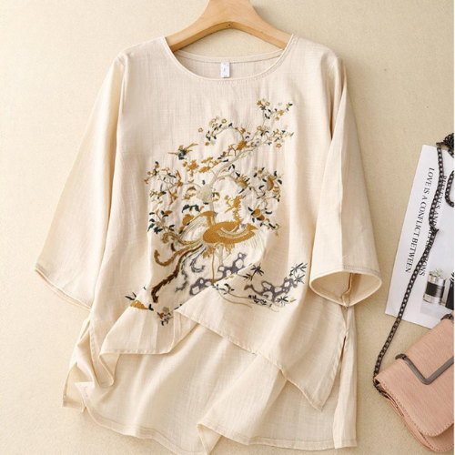 Pure Cotton Embroidered Comfortable Top
